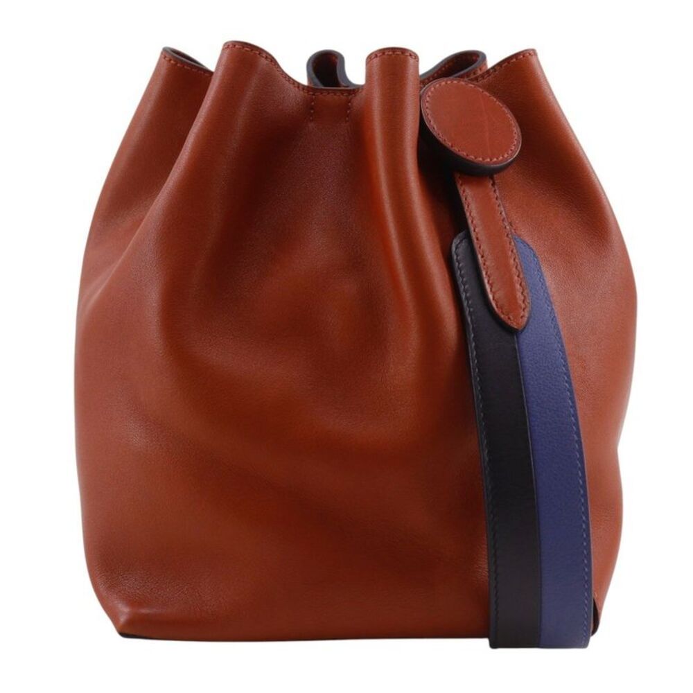 Hermes Licol Evercolor Red Leather Handbag
